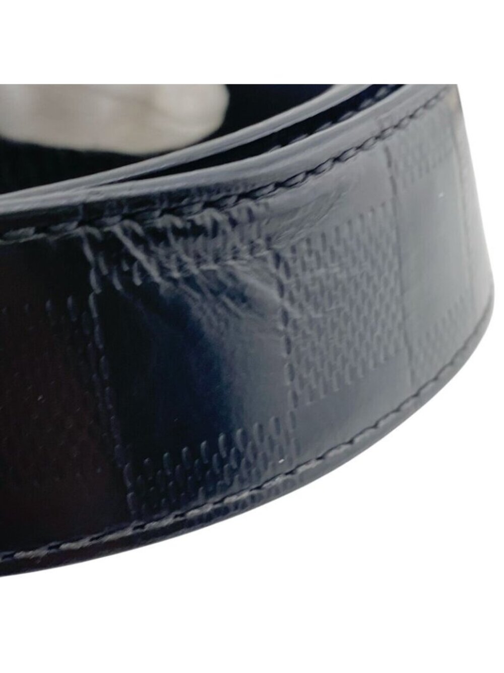 Louis Vuitton M9674 Damier Infini Belt Brand Jeans Dress Casual Business Black - Picture 7 of 9
